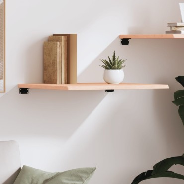 vidaXL Ράφι Τοίχου 60x50x2cm από Ακατέργαστο Μασίφ Ξύλο Δρυός 1 τεμ.