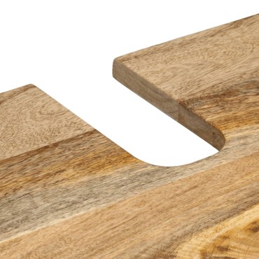 vidaXL Ντουλάπι Μπάνιου 62x33x58cm από Μασίφ Ξύλο Μάνγκο 1 τεμ.