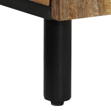vidaXL Ντουλάπι Μπάνιου 62x33x58cm από Μασίφ Ξύλο Μάνγκο 1 τεμ.