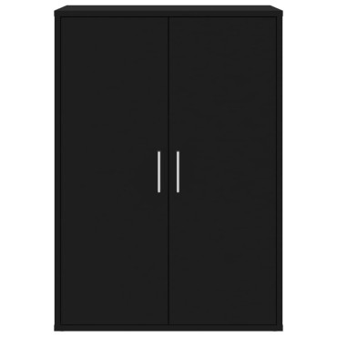 vidaXL Συρταριέρα Μαύρη 60x31x84cm από Επεξεργασμένο Ξύλο 1 τεμ.