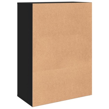 vidaXL Συρταριέρα Μαύρη 60x31x84cm από Επεξεργασμένο Ξύλο 1 τεμ.