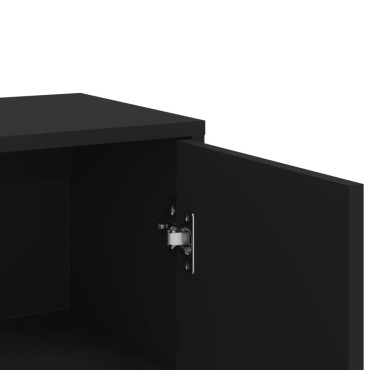 vidaXL Συρταριέρα Μαύρη 60x31x84cm από Επεξεργασμένο Ξύλο 1 τεμ.