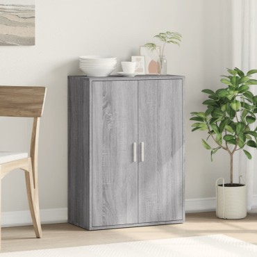 vidaXL Ντουλάπι Γκρι Sonoma 60x31x84cm από Επεξεργασμένο Ξύλο 1 τεμ.