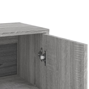 vidaXL Ντουλάπι Γκρι Sonoma 60x31x84cm από Επεξεργασμένο Ξύλο 1 τεμ.