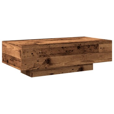 vidaXL Τραπεζάκι Σαλονιού Παλαιό Ξύλο 100x49,5x31cm από Επεξ. Ξύλο 1 τεμ.