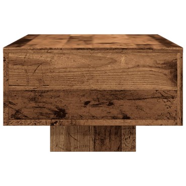 vidaXL Τραπεζάκι Σαλονιού Παλαιό Ξύλο 100x49,5x31cm από Επεξ. Ξύλο 1 τεμ.