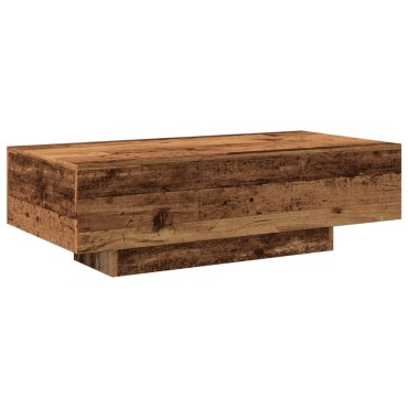 vidaXL Τραπεζάκι Σαλονιού Παλαιό Ξύλο 100x49,5x31cm από Επεξ. Ξύλο 1 τεμ.