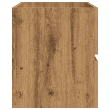 vidaXL Ντουλάπι Νιπτήρα Αρτισιανή Δρυς 100x38,5x45cm Επεξ. Ξύλο 1 τεμ.