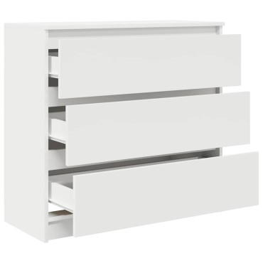 vidaXL Ντουλάπι Λευκό 80x35x76cm Επεξεργασμένο Ξύλο 1 τεμ.