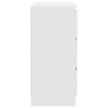 vidaXL Ντουλάπι Λευκό 80x35x76cm Επεξεργασμένο Ξύλο 1 τεμ.