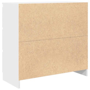 vidaXL Ντουλάπι Λευκό 80x35x76cm Επεξεργασμένο Ξύλο 1 τεμ.