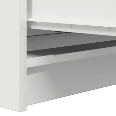 vidaXL Ντουλάπι Λευκό 80x35x76cm Επεξεργασμένο Ξύλο 1 τεμ.