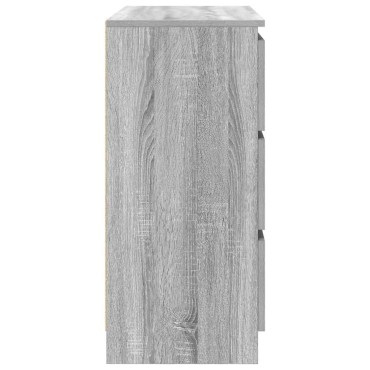 vidaXL Ντουλάπι Γκρι Sonoma 80x35x76cm Επεξεργασμένο Ξύλο 1 τεμ.