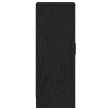 vidaXL Παπουτσοθήκη Μαύρη βελανιδιά 60x35x92cm Επεξεργασμένο Ξύλο