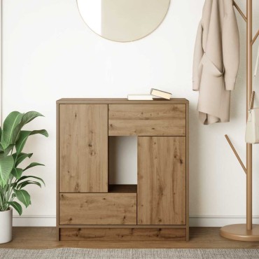 vidaXL Συρταριέρα με Συρτάρια και Πόρτες 70,5x34x74,5 εκ 1 τεμ.