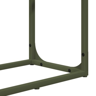 vidaXL Ράφι για καυσόξυλα Ελαιοπράσινο 60x25x100 εκ.