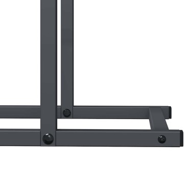 vidaXL Ράφι για καυσόξυλα Ανθρακί 50x25x60 εκ. Ατσάλι ψυχρής έλασης