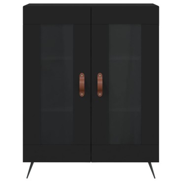 vidaXL Ντουλάπι Μαύρο 69,5x34x180cm από Επεξεργασμένο Ξύλο 1 τεμ.