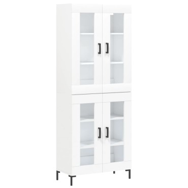 vidaXL Ντουλάπι Λευκό 69,5x34x180cm από Επεξεργασμένο Ξύλο 1 τεμ.