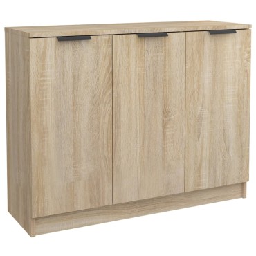 vidaXL Συρταριέρα Sonoma Δρυς 90,5x30x70cm από Επεξεργασμένο Ξύλο 1 τεμ.
