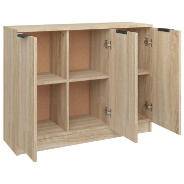 vidaXL Συρταριέρα Sonoma Δρυς 90,5x30x70cm από Επεξεργασμένο Ξύλο 1 τεμ.