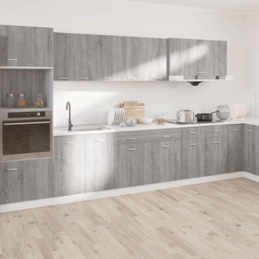 vidaXL Έπιπλο Με Συρτάρι Lyon Γκρι Sonoma 50x46x81,5cm Επεξεργ. Ξύλο