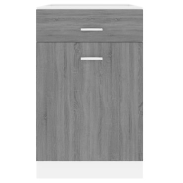 vidaXL Έπιπλο Με Συρτάρι Lyon Γκρι Sonoma 50x46x81,5cm Επεξεργ. Ξύλο