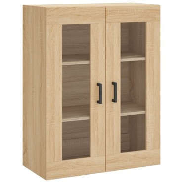 vidaXL Ντουλάπι Sonoma δρυς 69,5x34x180cm από Επεξεργασμένο Ξύλο 1 τεμ.