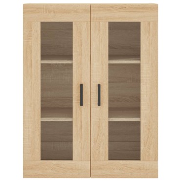 vidaXL Ντουλάπι Sonoma δρυς 69,5x34x180cm από Επεξεργασμένο Ξύλο 1 τεμ.