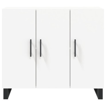 vidaXL Μπουφές Λευκός 90x34x80cm από Επεξεργασμένο Ξύλο 1 τεμ.