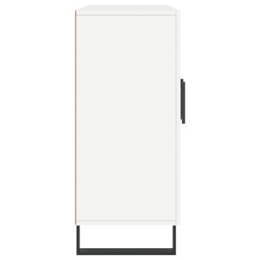 vidaXL Μπουφές Λευκός 90x34x80cm από Επεξεργασμένο Ξύλο 1 τεμ.