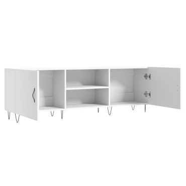 vidaXL Έπιπλο Τηλεόρασης Λευκό 150x30x50cm από Επεξεργασμένο Ξύλο