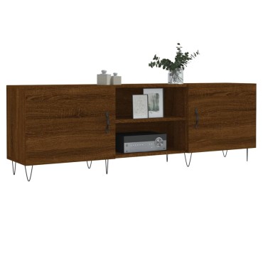 vidaXL Έπιπλο Τηλεόρασης Καφέ Δρυς 150x30x50cm Επεξ. Ξύλο