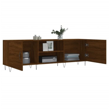 vidaXL Έπιπλο Τηλεόρασης Καφέ Δρυς 150x30x50cm Επεξ. Ξύλο