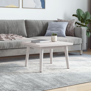 vidaXL Επιφάνεια Τραπεζιού Τετράγωνη Λευκή 40x40x2,5cm Μασίφ Πεύκο 1 τεμ.