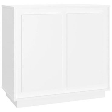 vidaXL Ντουλάπι Λευκό 80x34x75cm από Επεξεργασμένο Ξύλο 1 τεμ.