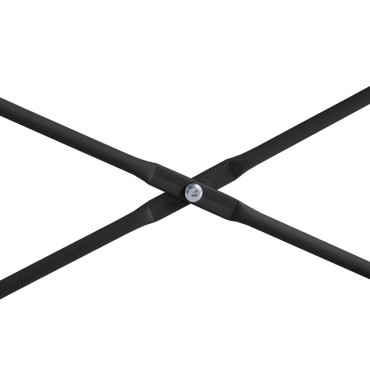 vidaXL Γραφείο Υπολογιστή Μαύρο 110x60x70cm Επεξεργασμένο Ξύλο 1 τεμ.