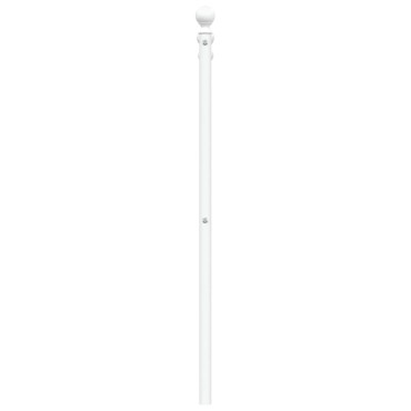 vidaXL Κεφαλάρι Λευκό Μεταλλικό 166x3x97cm 1 τεμ.