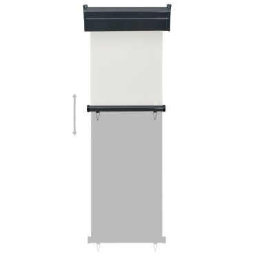 vidaXL Σκίαστρο Βεράντας Πλαϊνό Κρεμ 65 x 250 εκ.