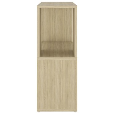 vidaXL Βιβλιοθήκη Sonoma Δρυς 60x24x63cm Μοριοσανίδα 1 τεμ.