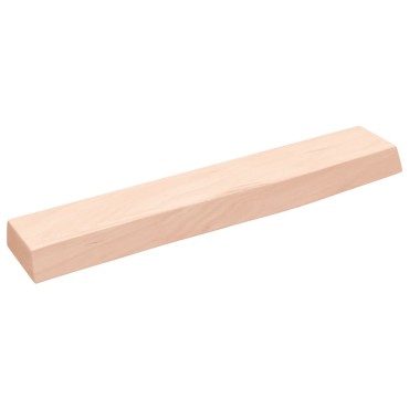vidaXL Ράφι Τοίχου 60x10x4cm από Ακατέργαστο Μασίφ Ξύλο Δρυός 1 τεμ.