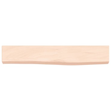 vidaXL Ράφι Τοίχου 60x10x4cm από Ακατέργαστο Μασίφ Ξύλο Δρυός 1 τεμ.