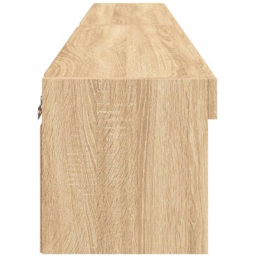 vidaXL Έπιπλα Τηλεόρασης με LED 2 τεμ. Sonoma Δρυς 80x30x30cm
