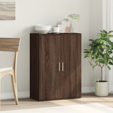 vidaXL Συρταριέρα Καφέ Δρυς 60x31x84cm από Επεξεργασμένο Ξύλο 1 τεμ.