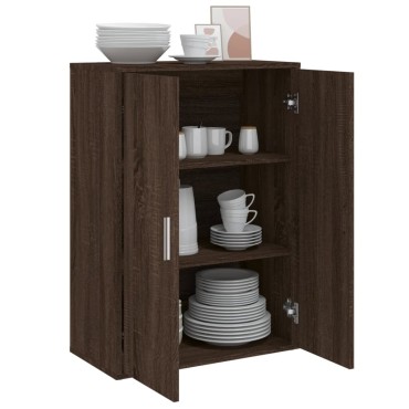 vidaXL Συρταριέρα Καφέ Δρυς 60x31x84cm από Επεξεργασμένο Ξύλο 1 τεμ.