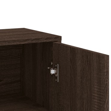 vidaXL Συρταριέρα Καφέ Δρυς 60x31x84cm από Επεξεργασμένο Ξύλο 1 τεμ.