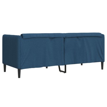 vidaXL Καναπές Διθέσιος Μπλε Υφασμάτινος 176x76,5x74,5cm 1 τεμ.