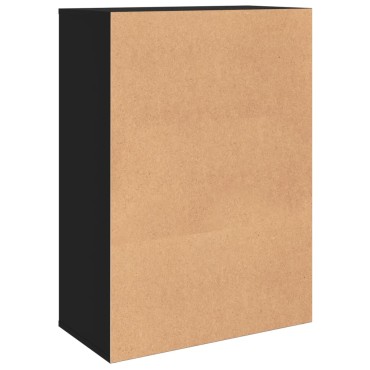 vidaXL Βοηθητικά Ντουλάπια 2 τεμ. Μαύρη 60x31x84cm Επεξεργ. Ξύλο