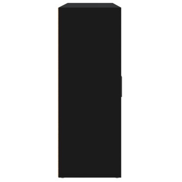 vidaXL Βοηθητικά Ντουλάπια 3 τεμ. Μαύρη 60x31x84cm Επεξεργ. Ξύλο