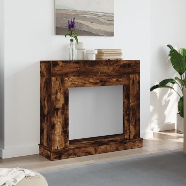vidaXL Πλαίσιο Τζακιού Καπνιστή Δρυς 100x30x87,5 εκ. από Επεξ. Ξύλο